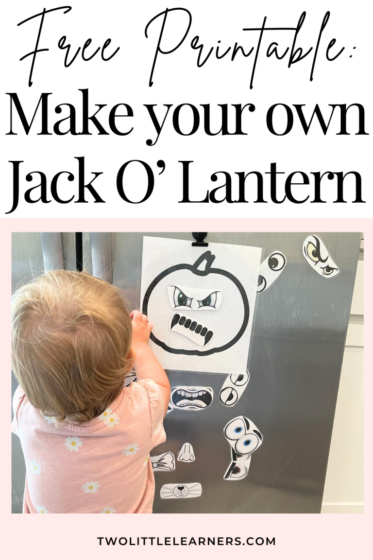 Make your own Jack O Lantern Free Printable